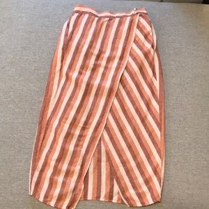 Madewell Striped Tulip Skirt